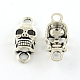 Skull Tibetan Style Alloy Links connectors(TIBE-Q046-13AS-LF)-1