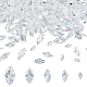 150Pcs Cubic Zirconia Pointed Back Cabochons(ZIRC-HY0001-15)-1