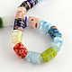 Column Handmade Millefiori Glass Beads(X-LK-R004-45)-2