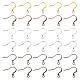 60Pcs 6 Colors Brass French Earring Hooks(KK-TADJ0001-10)-1