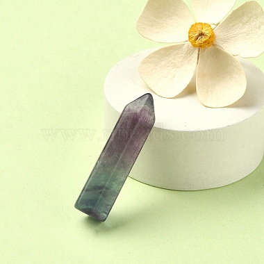 Natural Fluorite Pointed Beads(G-YW0001-40)-7