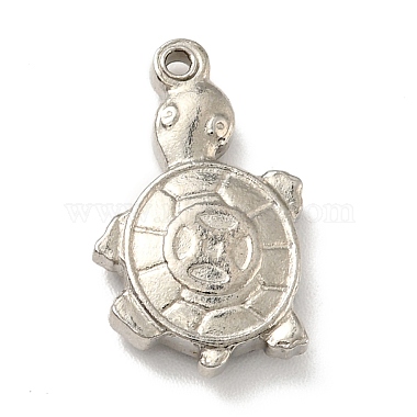 Stainless Steel Color Tortoise 304 Stainless Steel Pendants