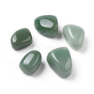 20mm Nuggets Green Aventurine Beads