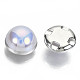 ABS Plastic Imitation Pearl Sewing Buttons(BUTT-S005-12mm-01S)-2