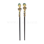 Natural Green Aventurine Magic Wand, Cosplay Magic Wand, for Witches and Wizards, 260mm(PW-WG94680-05)