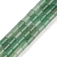 Natural Green Aventurine Beads Strands, Column, 7.5~8.5x5~6mm, Hole: 1mm, about 45~46pcs/strand, 14.69~15.04 inch(37.3~38.2cm)(G-C128-A08-01)