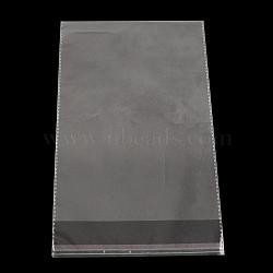 Rectangle OPP Cellophane Bags, Clear, 27x16cm, Unilateral Thickness: 0.035mm, Inner Measure: 23x16cm(OPC-R012-88)