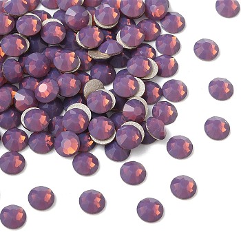 Preciosa&reg MAXIMA Crystal No Hotfix Flatback Stones, Czech Crystal, Dura Foiling, Round(438 11 615 Chaton Rose), 21110 Amethyst Opal, SS6(1.9~2.1mm)