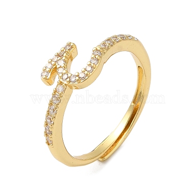 Clear Brass+Cubic Zirconia Finger Rings