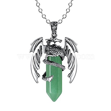 Bullet Green Aventurine Necklaces