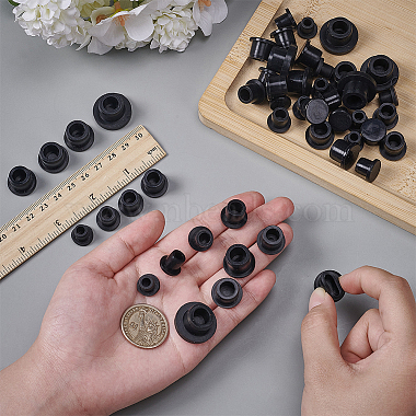 48Pcs 8 Styles Silicone End Caps(FIND-FG0004-54B)-3
