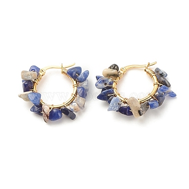Ring Lapis Lazuli Earrings