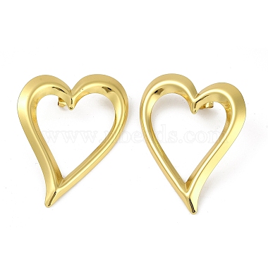 Heart 201 Stainless Steel Stud Earrings