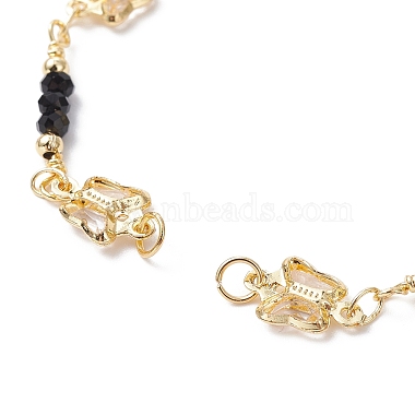 Handmade Brass Beaded Chains Bracelet Making(AJEW-JB01150-27)-2