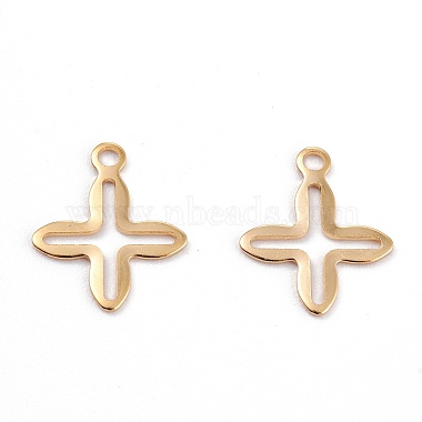 Golden Cross 201 Stainless Steel Charms