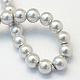 Baking Painted Pearlized Glass Pearl Round Bead Strands(HY-Q330-8mm-62)-4