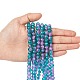 Spray Painted Crackle Glass Beads Strands(CCG-Q002-8mm-06)-4