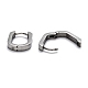 304 Stainless Steel Huggie Hoop Earrings(STAS-J033-11B-P)-3