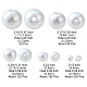 5 perles d'imitation en plastique ABS de style(KY-FS0001-05)-5