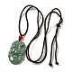 Natural Jadeite Pendant Necklaces(G-H306-05-07)-2