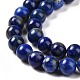 Natural Lapis Lazuli Beads Strands(G-P348-01-6mm)-3