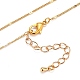 Teardrop Glass Beads Pendant Necklaces(NJEW-JN03205-03)-3