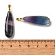 Natural Colorful Fluorite Pendants(G-Q192-07G-05)-3