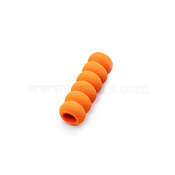 Sponge Pencil Grip, for Diamond Painting Accessories, Column, Orange, 36x10mm(DIAM-PW0001-027B)