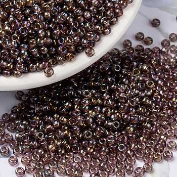 MIYUKI Round Rocailles Beads, Japanese Seed Beads, 8/0, (RR3735), 3mm, Hole: 1.1mm, about 422~455pcs/10g