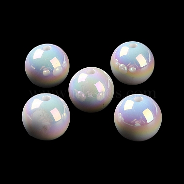 UV Plating Acrylic Beads(MACR-D029-18A)-2