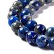 Lapis lazuli naturelles perles rondes brins(X-G-I181-09-6mm)-3
