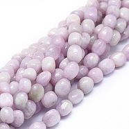 Natural Kunzite Beads Strands, Spodumene Beads, Drum, 9~11x7~8mm, Hole: 1mm, about 42pcs/strand, 16.14 inch(41cm)(G-D0010-17A)