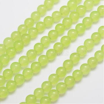 Various Colours Available 8mm 50 x Imitiation Jade Glass Beads Round 
