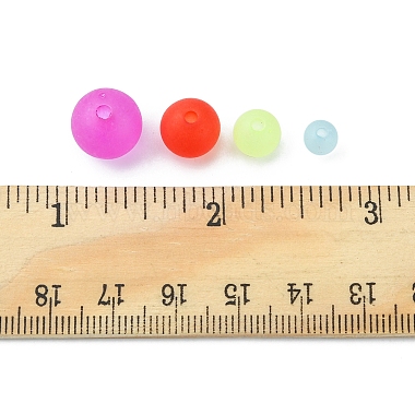 80G 4 Styles Transparent Acrylic Ball Beads(FACR-FS0001-02)-6