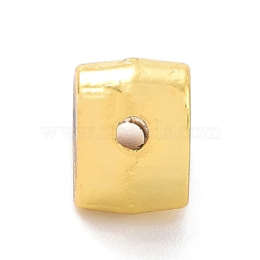 Eco-friendly Rack Plating Brass Enamel Beads(KK-F843-30G-01)-2