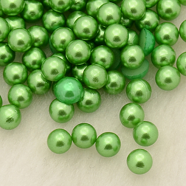 10mm LimeGreen Round Acrylic Beads