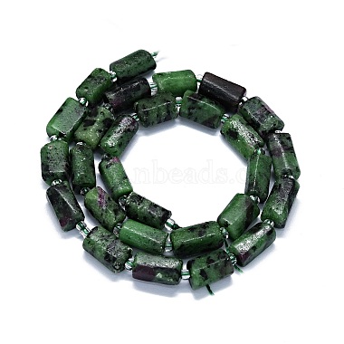 Natural Ruby in Zoisite Beads Strands(G-O170-146)-2