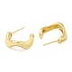 Rack Plating Brass Twist Round Stud Earrings(EJEW-Q773-05G)-2