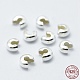 925 Sterling Silver Crimp Beads Cover(X-STER-G027-27S-3mm)-1