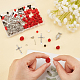Superfindings – kit de fabrication de colliers de perles de religion et de roses(DIY-FH0004-05)-5