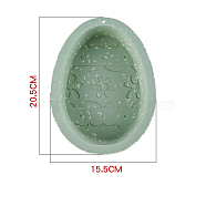 Easter Themed Tray Molds, Silicone Molds, Resin Casting Molds, For UV Resin, Epoxy Resin Craft Making, Egg Pattern, 205x155mm(EAER-PW0001-058A)