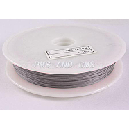 Tiger Tail Wire, Nylon-coated Stainless Steel, Original Color(Raw), Raw, 0.5mm, about 164.04 Feet(50m)/roll(X-TWIR-50R0.5MM-1)
