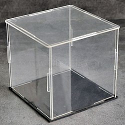 Acrylic Display Box, Square, for Model Toy Display, Clear, 8x8x8cm(ODIS-WH0010-22B)