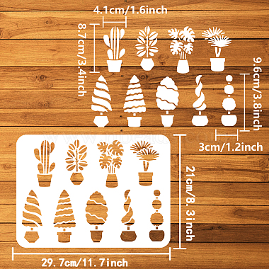 Plastic Drawing Painting Stencils Templates(DIY-WH0396-642)-2