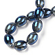 Transparent Electroplate Glass Beads Strands(GLAA-T029-14)-4