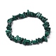 Natural Malachite Chip Beads Stretch Bracelets(X-BJEW-JB05765-04)-1
