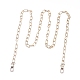 Aluminum Paperclip Chains Bag Straps(AJEW-BA00003)-1