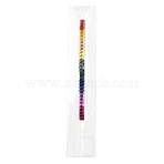 30Pcs Cubic Zirconia Cabochons, Faceted, Rectangle, Grade 5A, Pointed Back, Mixed Color, 6x4x2mm(CU-F002-02C)