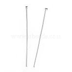 Tarnish Resistant 304 Stainless Steel Flat Head Pins, Stainless Steel Color, 45x0.7mm, Head: 1.8mm(STAS-D448-A-014P)