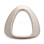 304 Stainless Steel Linking Rings, Pendants Accessories, Triangle, Stainless Steel Color, 20x20x2mm(STAS-Z016-05P)